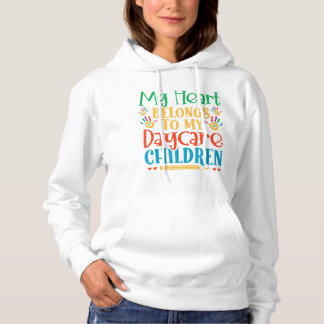 Pull À Capuche Garderie d'enfants Fournisseur de services de gard