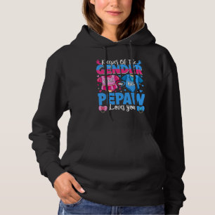 Pull À Capuche Gardien De Genre Pepaw Vous Aime Bébé Rose Ou Bleu