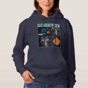 Pull À Capuche Gardiens de la Galaxie Bébé Rocket Dessin Animé