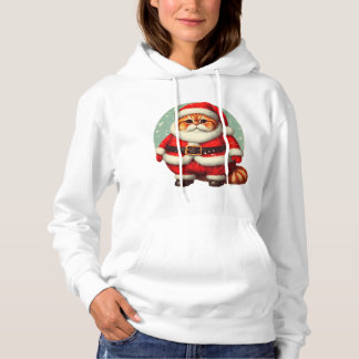 Pull À Capuche Gato Santa Claus