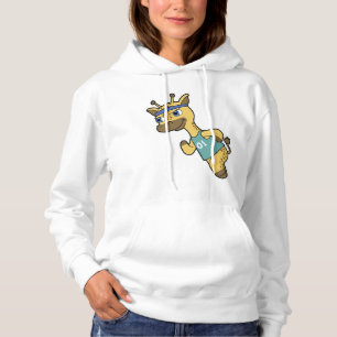 Pull À Capuche Giraffe en Jogger à Running avec Headband