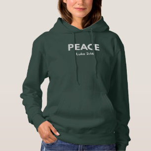 Pull À Capuche Gloire à Dieu. Paix sur Terre