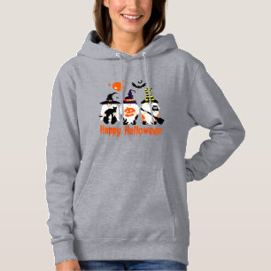 Pull À Capuche Gnomes d'Halloween Mignon Citrouille d'Automne Chu