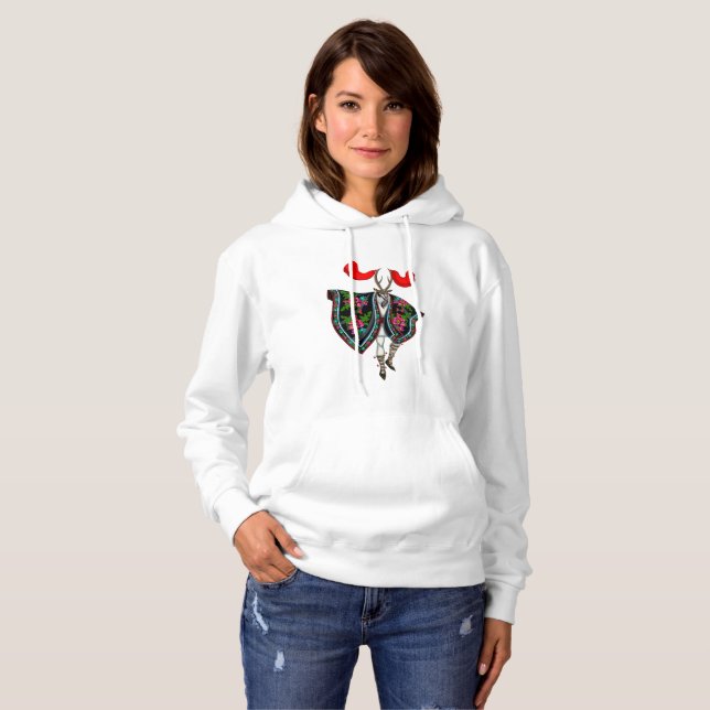 Pull À Capuche Goat Goddess Hoodie (Devant entier)