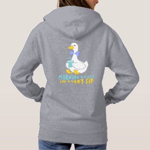 Pull À Capuche Grace matinale dans chaque cygne sip