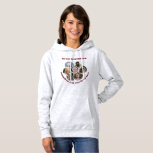 Pull À Capuche Grand-mère sur mesure/enfants 7 Cercle Photo Colla