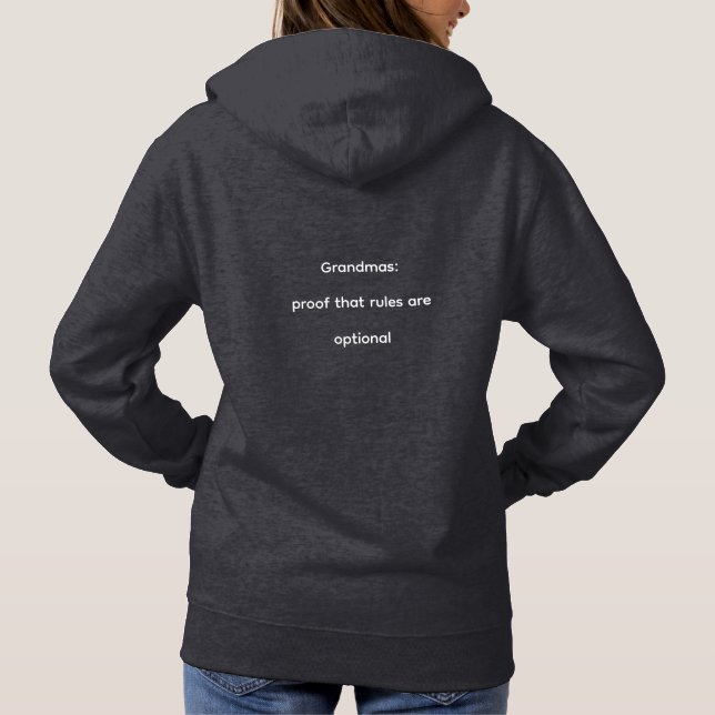 Pull À Capuche Grandma est.2026 (Dos)
