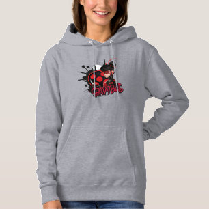 Pull À Capuche Graphique de caractères de Shadybug à revers Mirac
