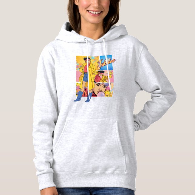 Pull À Capuche Graphique du panneau Caractère Jubilé (Devant)