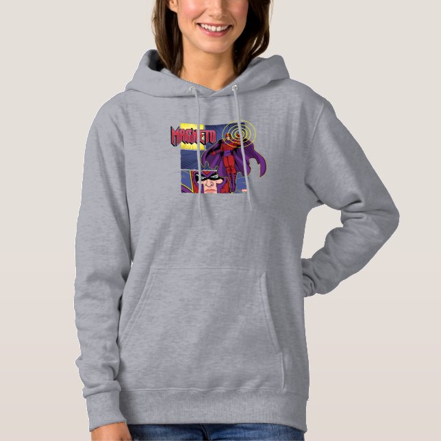 Pull À Capuche Graphique du panneau de caractères Magneto (Devant)