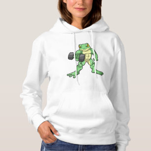 Pull À Capuche Grenouille à Bodybuilding avec Dumbbell