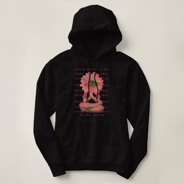 Pull À Capuche habit esthétique bizarre alt indie dreamcore  (Design devant)