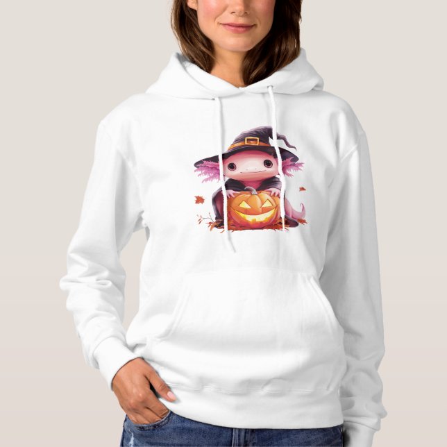 Pull À Capuche Halloween Axolotl (Devant)