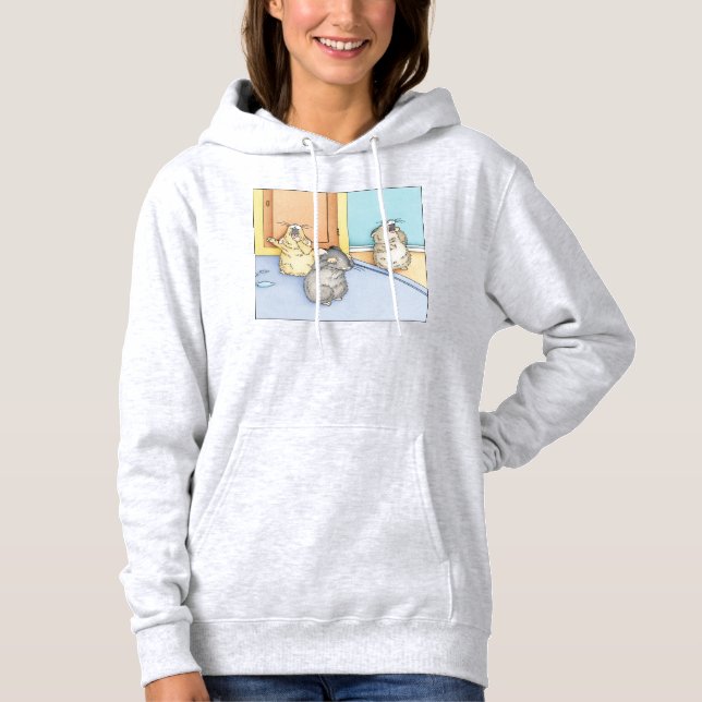 Pull À Capuche Hamsters endormis (Devant)