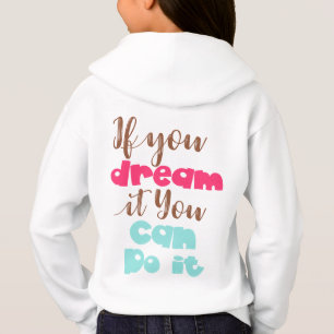 Pull à capuche Hanes ComfortBlend pour filles