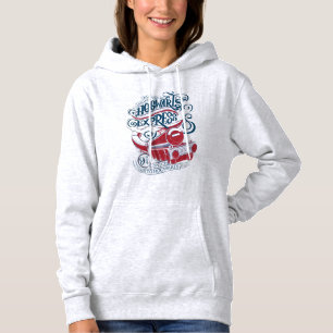 Pull À Capuche Harry Potter Typographie du Hogwarts Express