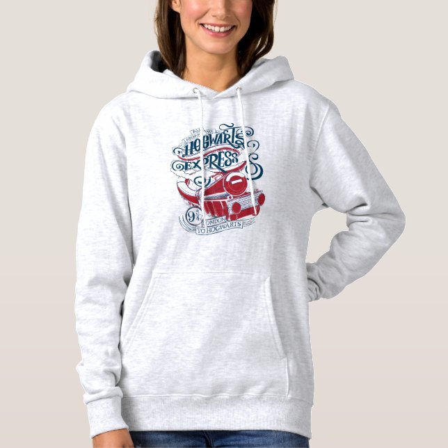Pull À Capuche Harry Potter | Typographie du Hogwarts Express (Devant)