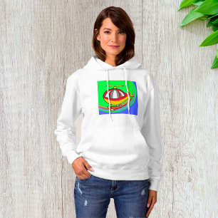 Pull À Capuche Hélicoptère Jaune Et Rouge