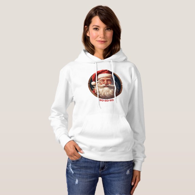 Pull À Capuche Ho Ho Happy (Devant entier)