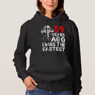 Pull À Capuche Hommes 59e Anniversaire Gag Robe Il Y A 59 Ans J'É