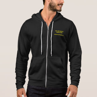 PULL À CAPUCHE HOMMES NOIRS ET CHANDAIL BLANC DE TIRETTE