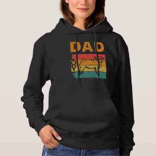 Pull À Capuche Hommes Retro Carlin papa Carlin papa Chien Propri