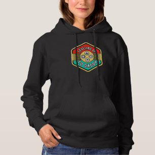 Pull À Capuche Hommes Se Levelant Jusqu'À Papa Retro Jeu Devenir