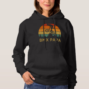 Pull À Capuche Hommes Vélo Bmx Vintage Style Rétro Bmx Papa Père