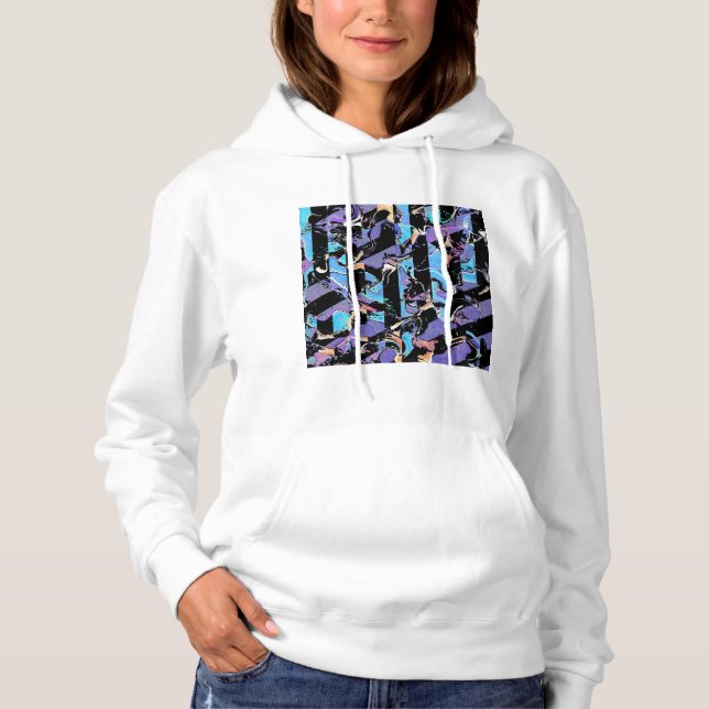 Pull À Capuche Horreur visuelle  (Devant)