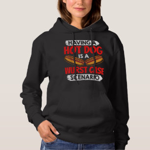 Pull À Capuche Hotdog Outfit Wurst Scénario Coque Hot Dog Manger 