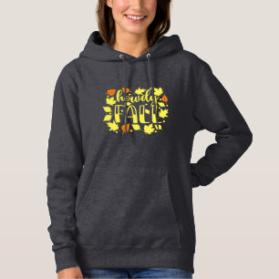 Pull À Capuche Howdy Fall avec Feuilles
