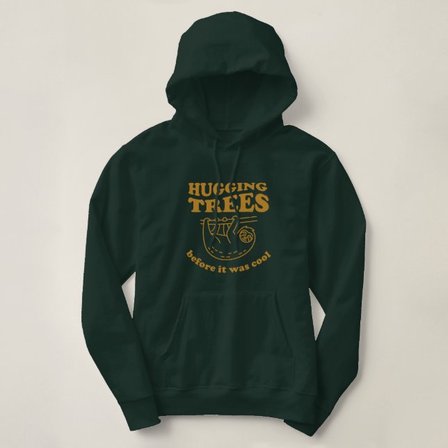 Pull À Capuche Hugger de Sloth Tree (Design devant)