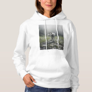 Pull À Capuche Husky Sibérien Blanc