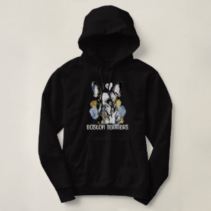 Pull À Capuche I Love Boston Terriers