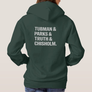 Pull À Capuche Icônes d'histoire : Tubman, Parcs, Vérité et Chiso