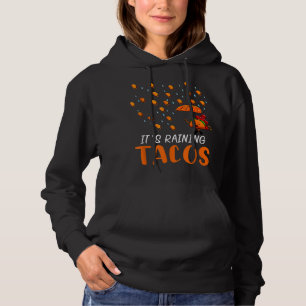 Pull À Capuche Il pleut Tacos mexicain Taco mardi Prévision P