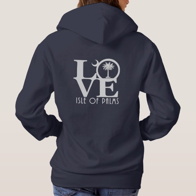 Pull À Capuche Île d'AMOUR des paumes (Dos)