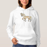 Illustration de dessin animé mignon de cheval trot
