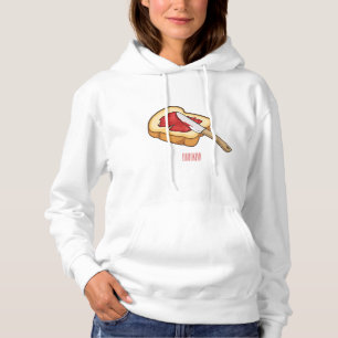 Pull À Capuche Illustration du pain et de la confiture