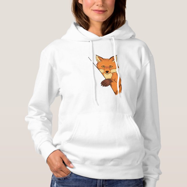PULL À CAPUCHE ILLUSTRATION FOX (Devant)