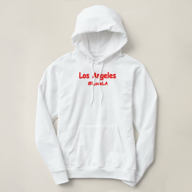 Pull À Capuche "#iLoveLA" Joli design. Acheter maintenant (Design devant)