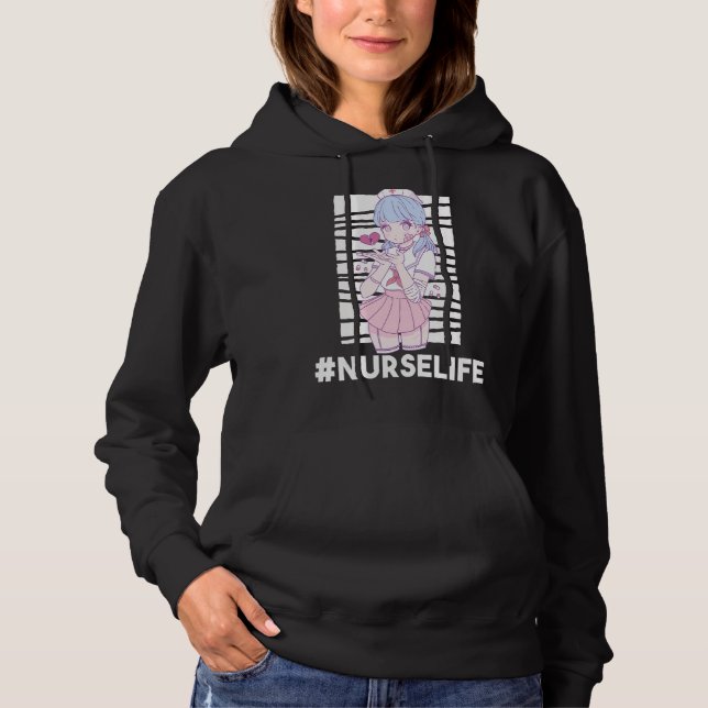 Pull À Capuche Infirmière dire 8 (Devant)