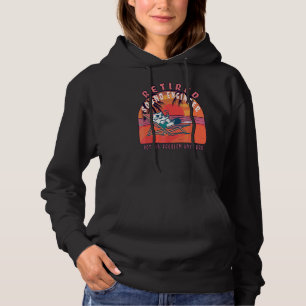 Pull À Capuche Ingénieur du son retraité Retraite Vintage