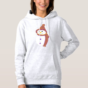 Pull À Capuche Intersex Pride Drapeau Snowman Snowperson