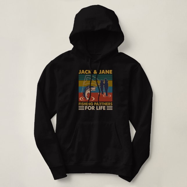 Pull À Capuche Jack Et Jane Fishing Shirt (Design devant)