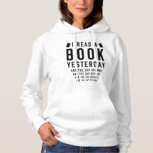Pull À Capuche J'Ai Lu Un Livre Hier