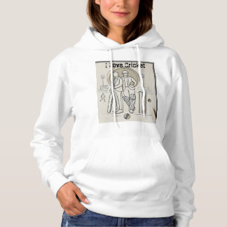 Pull À Capuche J'aime le cricket