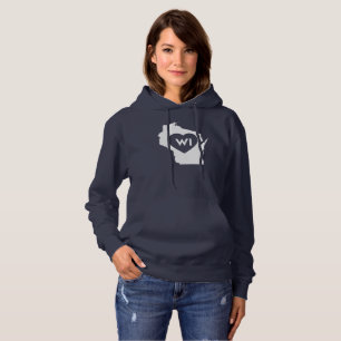 Pull À Capuche J'aime le sweatshirt à capuchon des femmes d'état