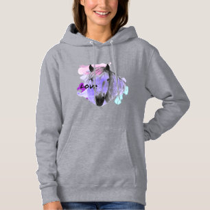 Pull À Capuche J'aime les chevaux