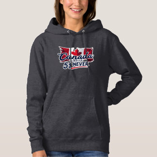 Pull À Capuche Jamais 51, Canada pour toujours, Feuille d'érable